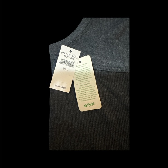 Aerie Charcoal Halter Tank Top - Picture 3 of 3